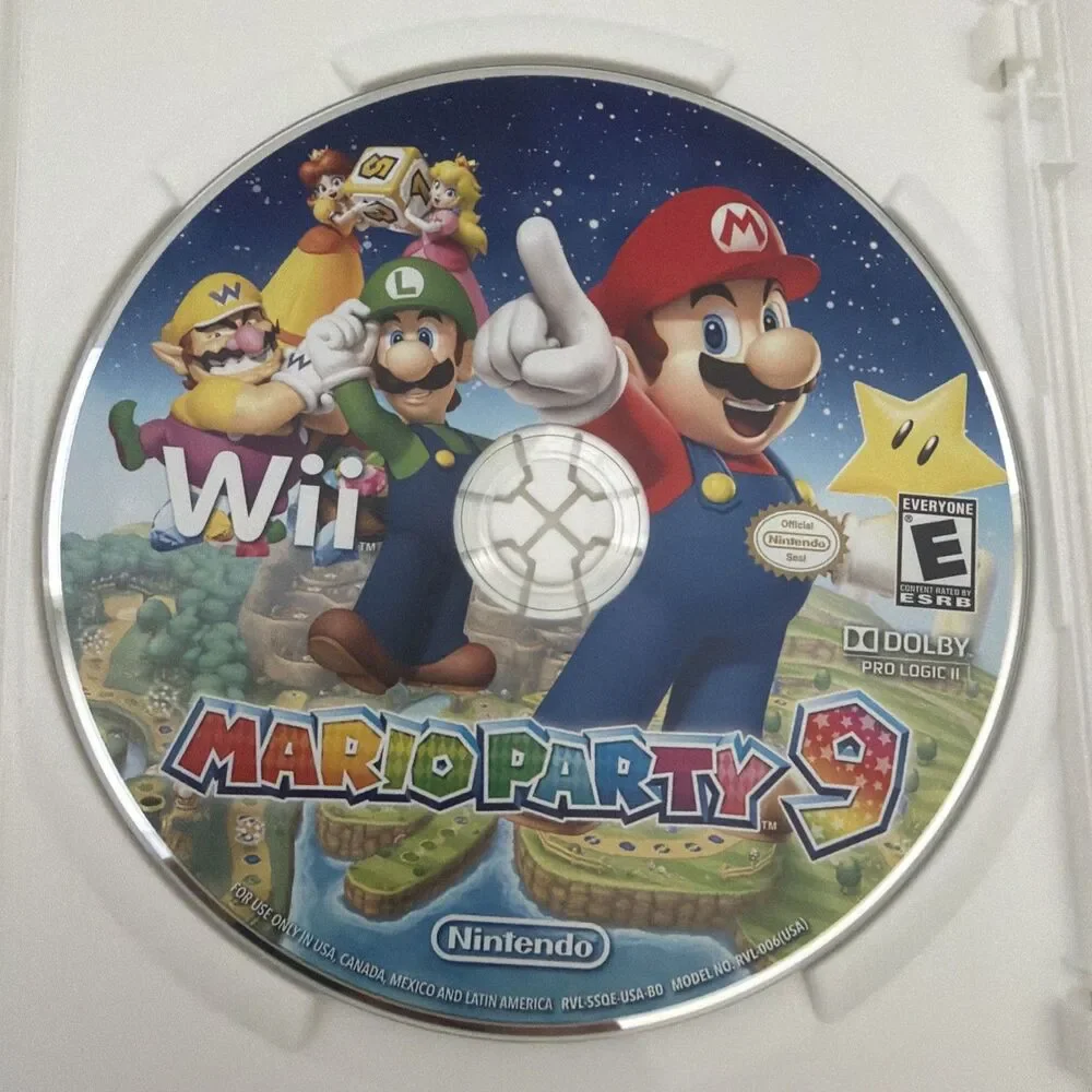 Mario Party 9 - Nintendo Wii - CIB - Complete w/ Inserts - MINT - Tested